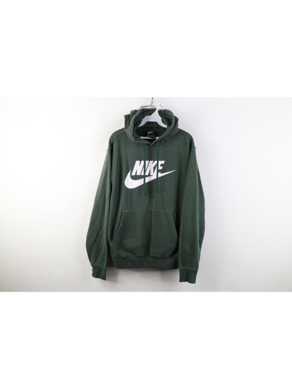 Vtg Y2K Nike Mens Medium Faded Travis Scott Big Center Swoosh Hoodie Sweatshirt